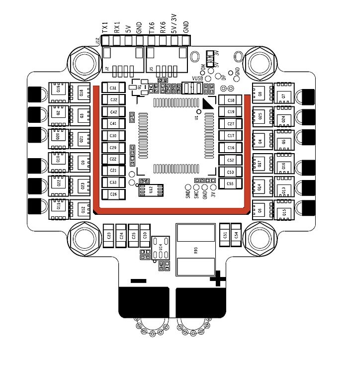 Airbot Asgard V2 F4 AIO Flight Controller - Thumbnail 3