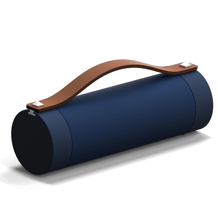 Asobu Thermosflasche Clutch n go 420ml blau - Thumbnail 1