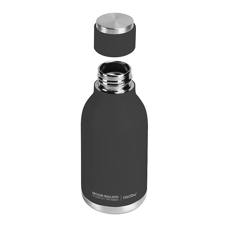 Asobu thermos bottle Urban 460ml black - Thumbnail 1