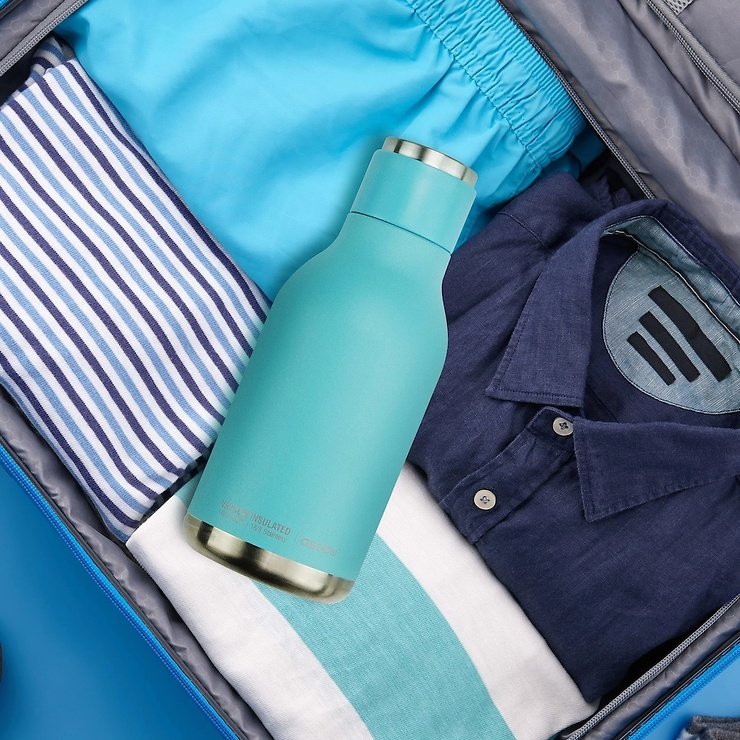 Bouteille thermos Asobu Urban 460ml turquoise - Thumbnail 2