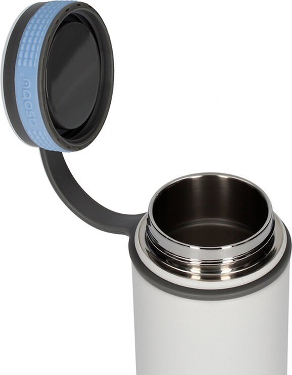 Asobu Thermo Mug Mini Hiker 355ml white light blue - Thumbnail 2