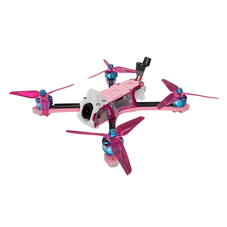 Axisflying Bando 5 X DJI O4 Pro HD 5 Zoll GPS 2.4GHz ELRS GPS Pink - Thumbnail 1