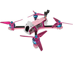Axisflying Bando 5 X DJI O4 Pro HD 5 Zoll GPS 2.4GHz ELRS GPS Pink