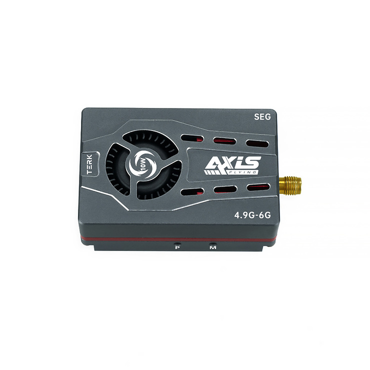 Axisflying 4.9G-6G SEG 10W analog VTX TERK FPV Videosender - Thumbnail 1