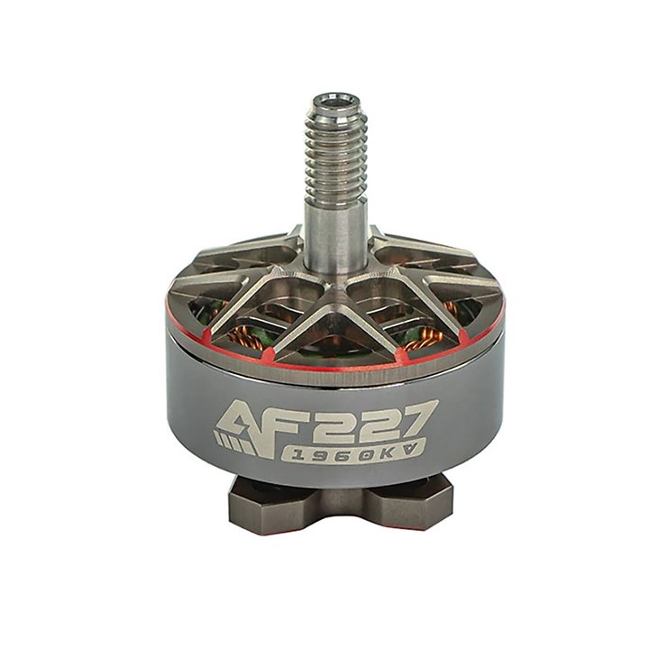 Axisflying AF227 1960KV FPV Moteur Argent Rouge - Thumbnail 1