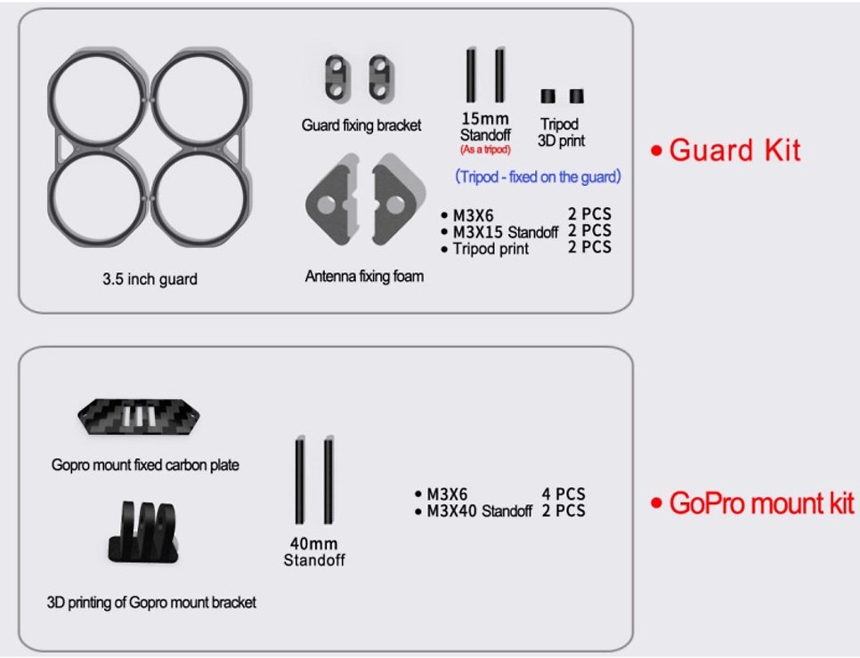 Axisflying Upgrade Frame Kit für DJI Avata - Thumbnail 5