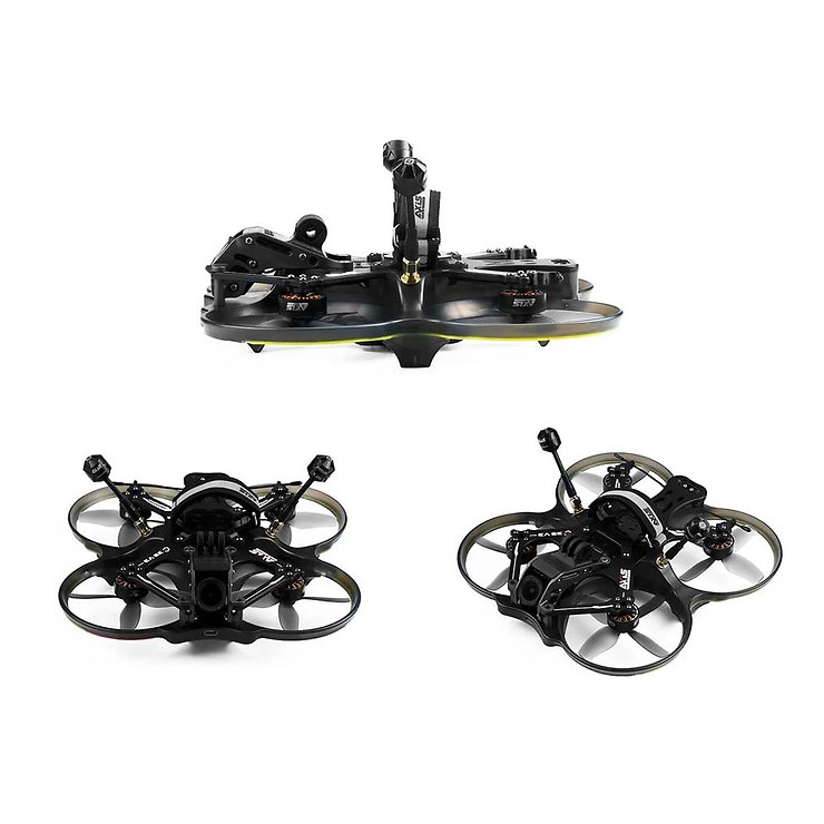 Axisflying Cineon C35 V3 DJI O4 LITE 6S 3.5 pulgadas 2.4GHz ELRS Negro tinta - Thumbnail 2