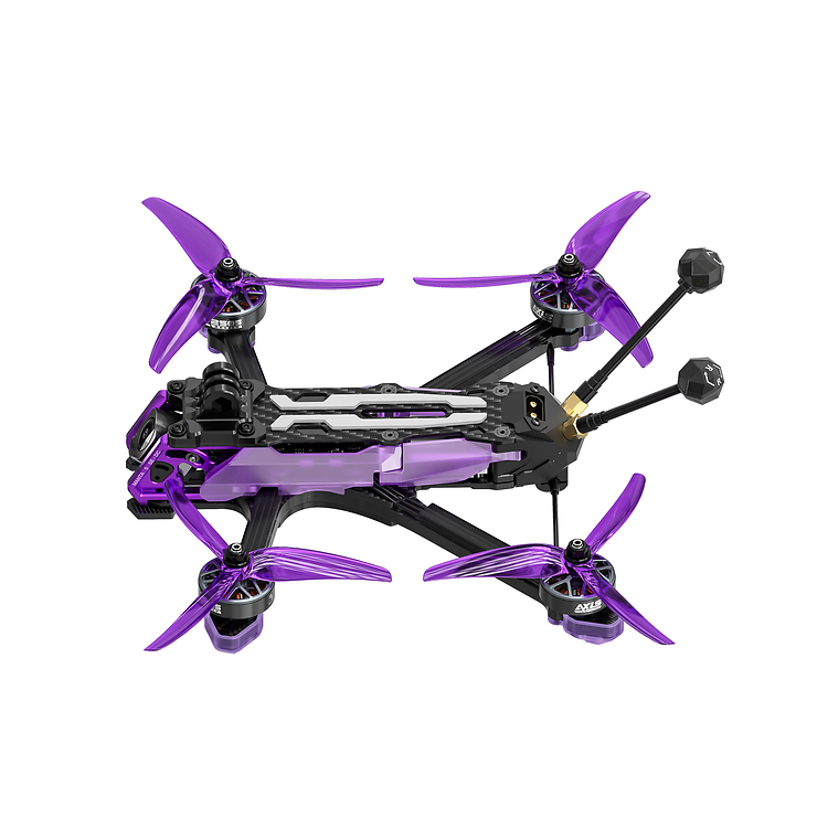 Axisflying Manta 5 SE V2 DC DJI O4 PRO HD 5 Zoll GPS 2.4GHz ELRS - Thumbnail 4