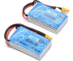 BETAFPV Batterie Lipo Akku 450mAh 3S Set mit 2 Stück