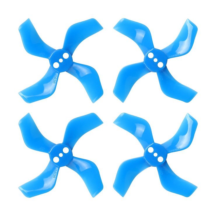 BETAFPV Gemfan Propeller 4 Blatt 40mm 1,5mm Blau 4 Stück - Thumbnail 1