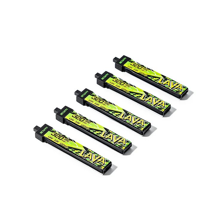 BetaFPV LAVA II Lipo Akku 95C LiHV 320mAh 1S 5 Stück - Thumbnail 2