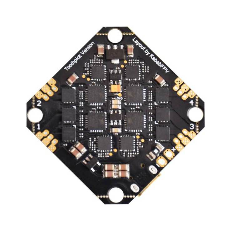 BETAFPV Flight Controller Toothpick F4 2-4S AIO 12A BLHeli S - Thumbnail 3