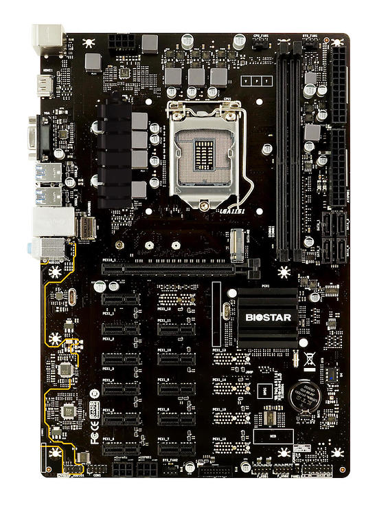 Biostar TB360-BTC PRO Mining Motherboard - Thumbnail 2