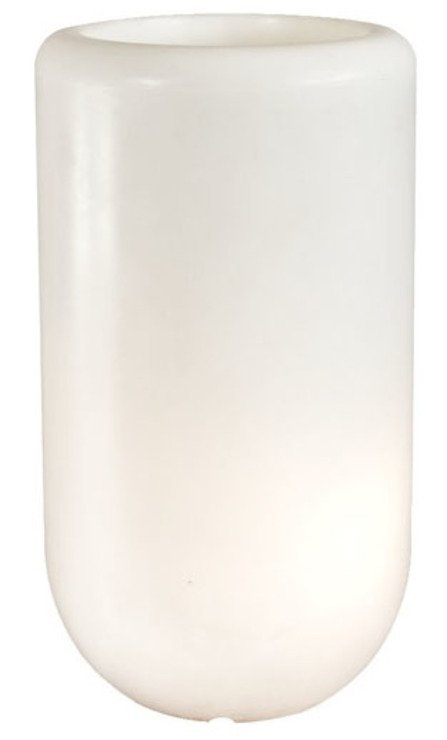 Bloom Pill 90 beleuchtete Blumenvase weiß - Thumbnail 2