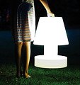 Bloom Lampe Portable Lamp mit Kabel 28cm weiß - Thumbnail 5