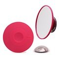 Bosign Kosmetikspiegel 10 fache Vergrößerung mit Magnethalter rot - Thumbnail 1