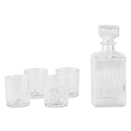 KJ Collection Whisky Set glass 5 pieces