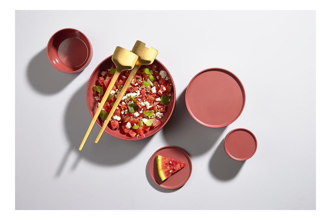 Zone Salatbesteck Peili 30 cm Edelstahl messing matt - Thumbnail 2