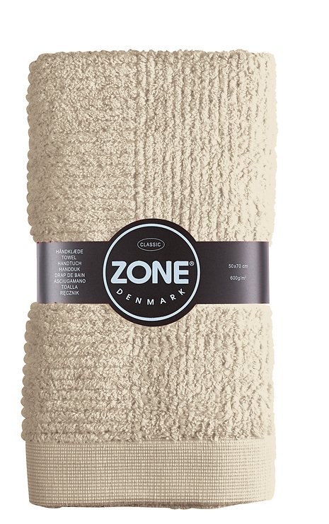 Zone Handtuch Classic Baumwolle 70 x 50cm sand - Pic 1