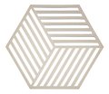 Zone Trivet Hexagon Strip 16 x 14 cm Silicone light gray - Thumbnail 1