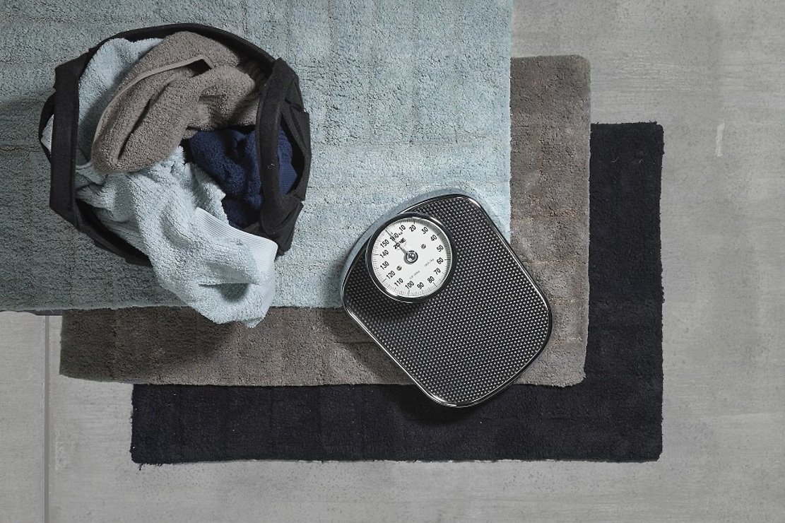 Zone Badematte 80 x 50 cm Baumwolle schwarz - Thumbnail 2