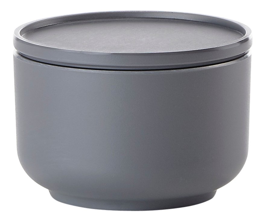 Zone Schüssel mit Deckel Peili 9 x 6 cm Melamin grau - Thumbnail 1