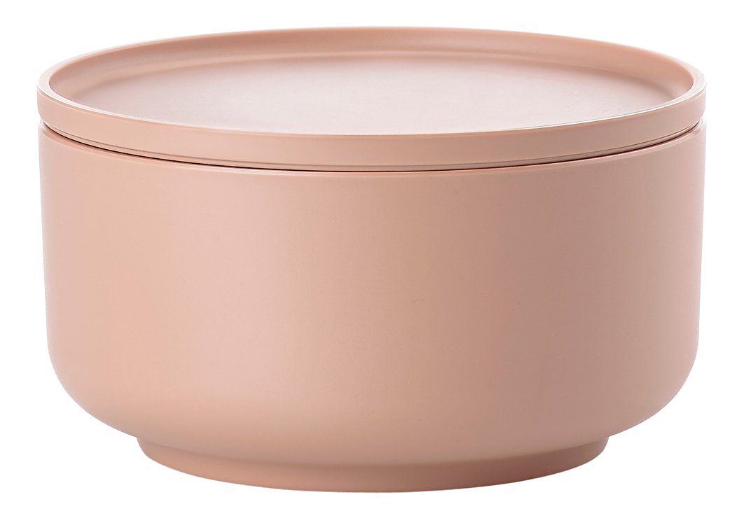 Zone bowl with lid Peili 16 x 8.8 cm melamine nude - Pic 1
