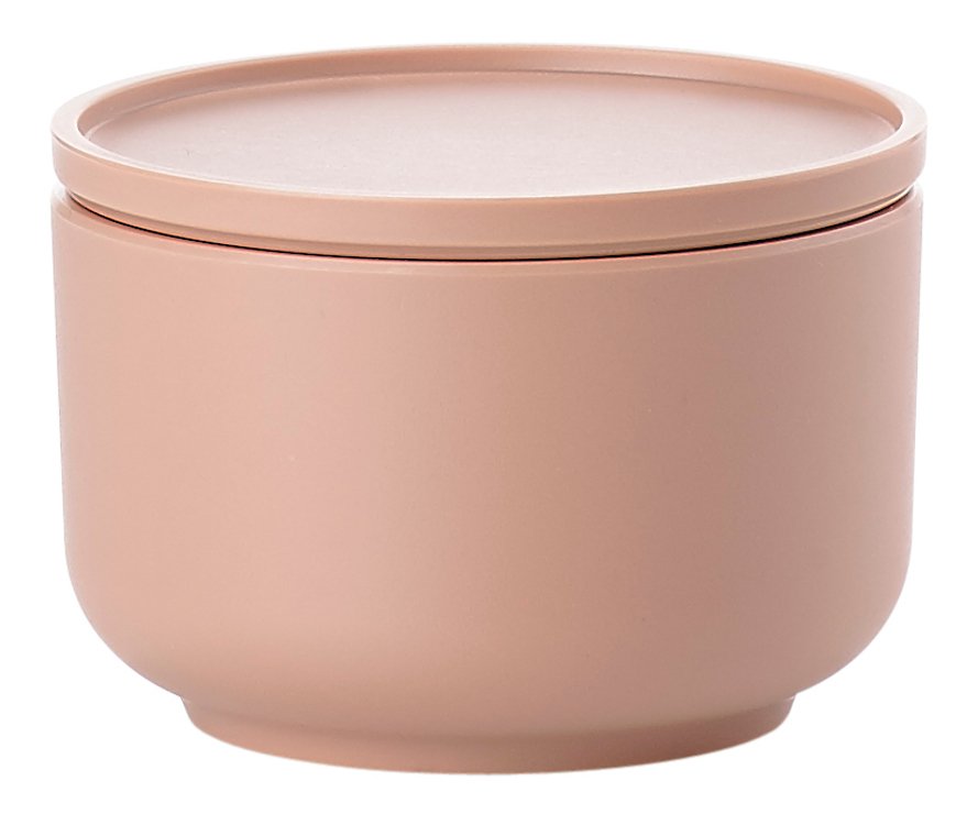 Zone bowl with lid Peili 9 x 6 cm melamine nude - Pic 1