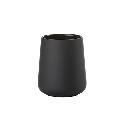 Zone Denmark Zahnputzbecher Nova One Keramik Soft Touch schwarz matt