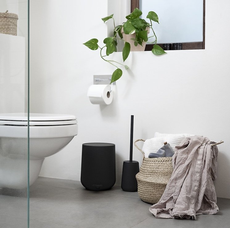 Zone Denmark szczotka do WC Nova One ceramiczna soft touch czarny mat - Thumbnail 3