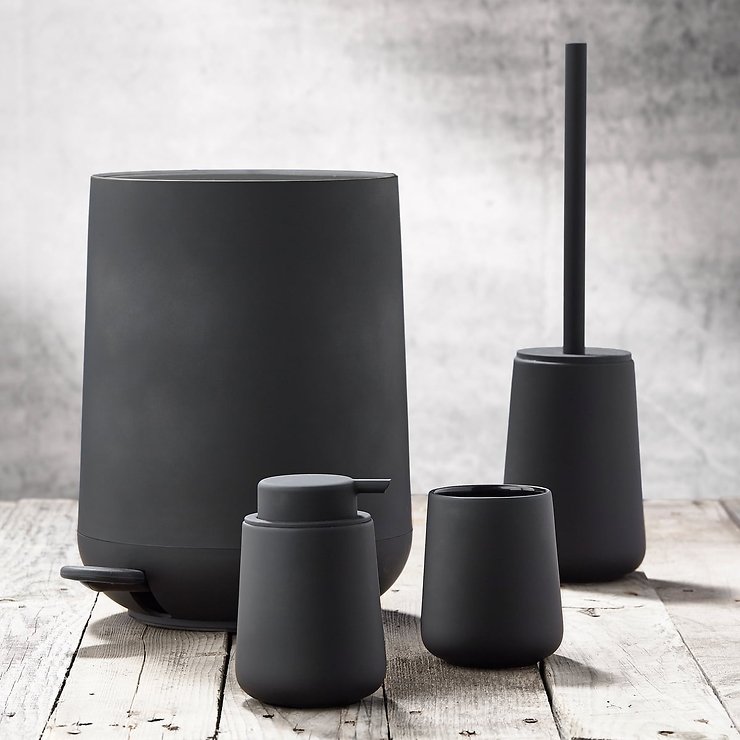 Zone Denmark szczotka do WC Nova One ceramiczna soft touch czarny mat - Thumbnail 2