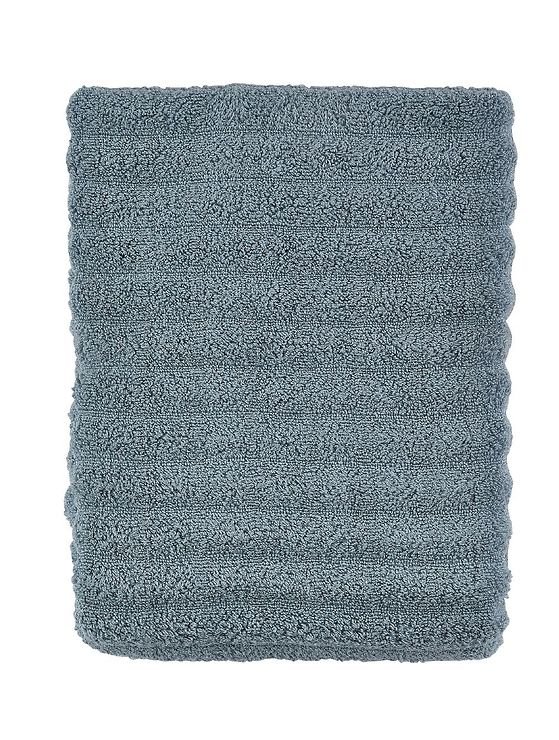 Zone bath towel Prime 140 x 70 cm Cotton 600g gray blue - Pic 1