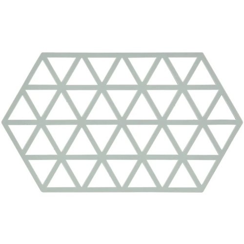 Zone Tapis de pot Triangles hexagonaux 24 x 14 cm silicone vert clair