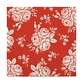 Villa Collection Napkins 20 pieces roses red 33 x 33cm