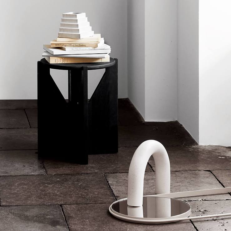 Kristina Dam Stool Oak Black - Thumbnail 3