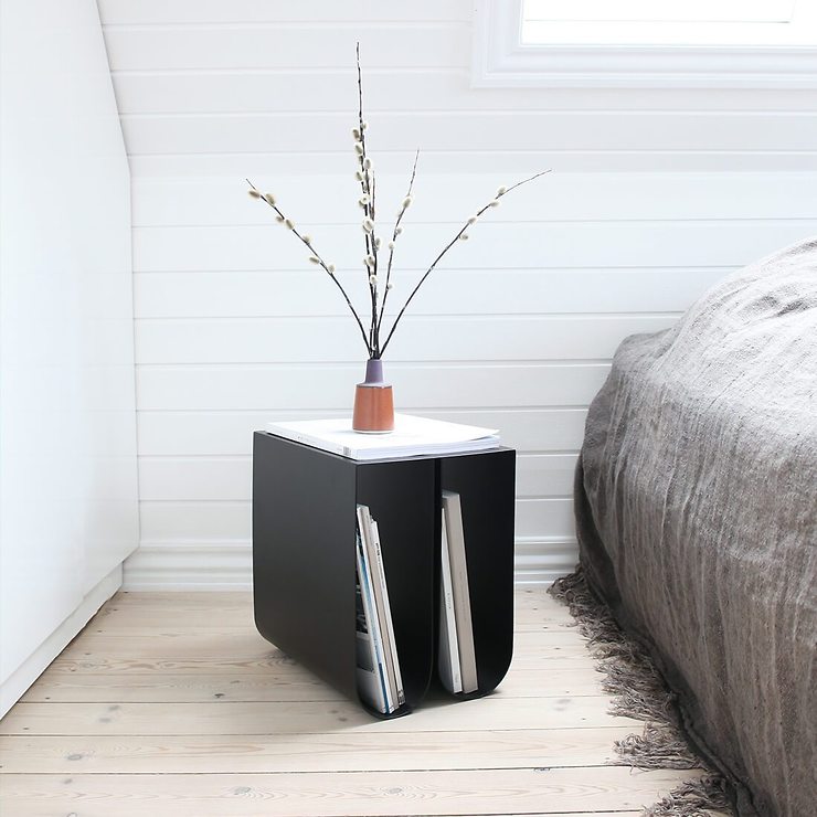 Kristina Dam Beistelltisch Curved Side Table schwarz - Thumbnail 4