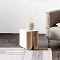 Kristina Dam Side Table Curved Side Table beige - Thumbnail 2