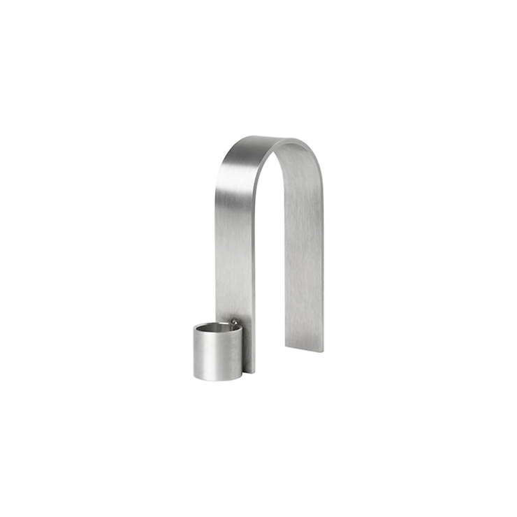 Kristina Dam Candlestick Arch Vol 1 in acciaio inossidabile lucido - Thumbnail 1