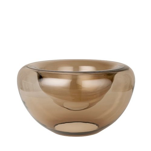 Kristina Dam bowl Opal 36 x 20 cm glass brown