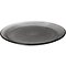 Assiette à pain Fumée 26,5cm verre gris clair