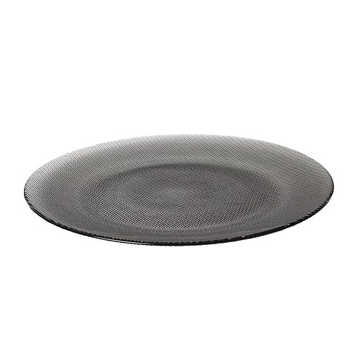 Plato de panes Smoke 32,5cm cristal gris claro