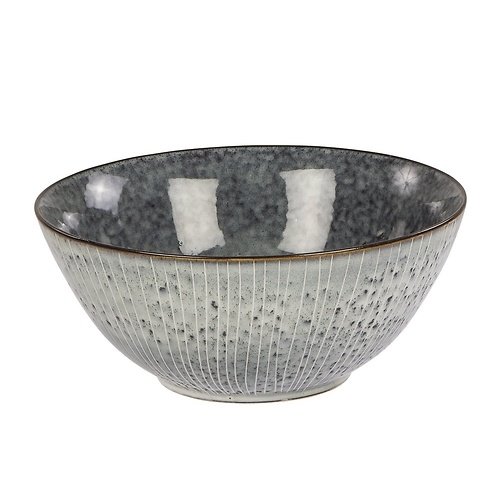 Broste Bowl Mar Nórdico 25 x 11 cm de cerámica gris