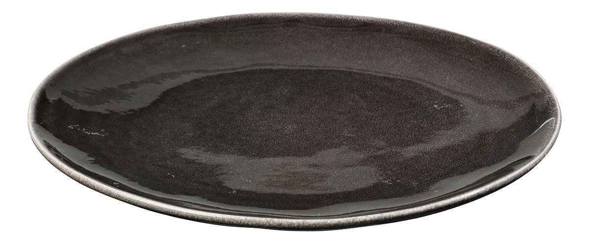 Broads Assiette à manger Charbon nordique 26 cm charbon de céramique - Pic 1