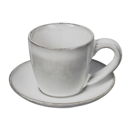 Breads cup and saucer Nordic Sand 150 ml ceramic sand