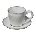 Broste cup with saucer Nordic sand 150 ml ceramic sand - Thumbnail 1