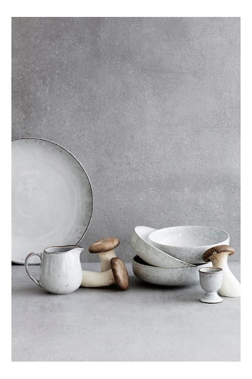 Pani tazze grandi Nordic Sand 400 ml di sabbia di ceramica - Thumbnail 2