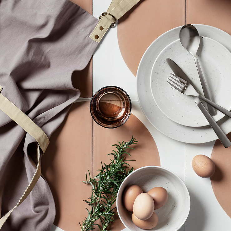 Broste Copenhagen Speiseteller Nordic Vanilla 26cm Steingut creme - Thumbnail 6