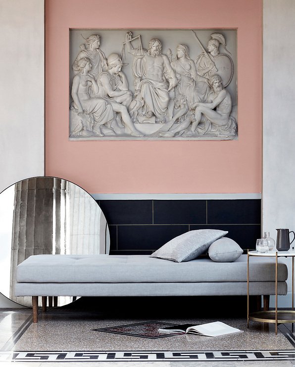 Broste Copenhagen Mirror Complete Wooden Frame Black - Thumbnail 3