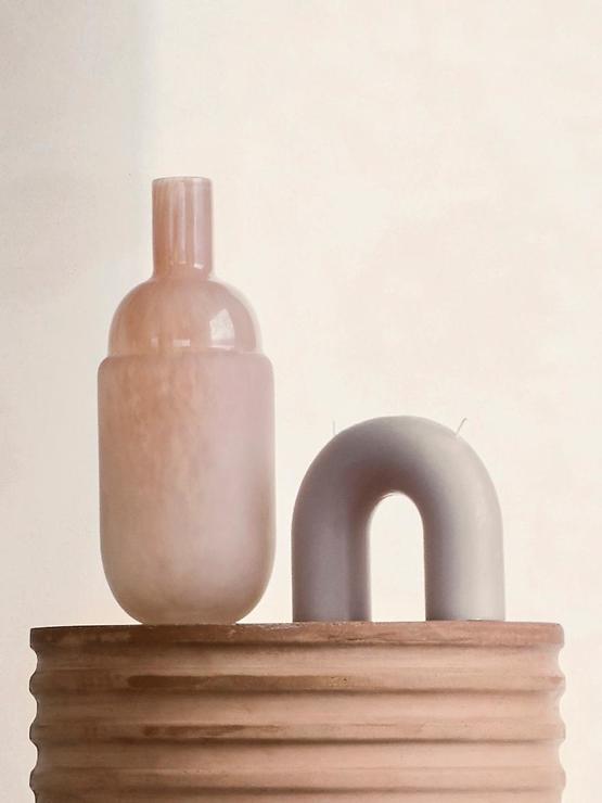 Broste Copenhagen Candle Blend 16cm grigio - Thumbnail 2