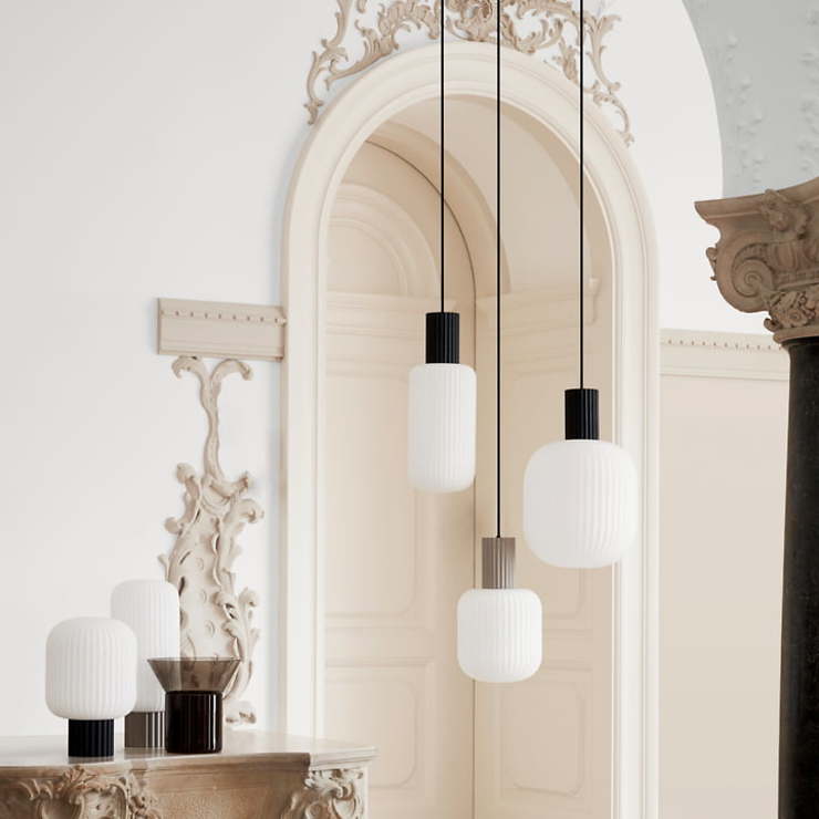 Broste Copenhagen Tischlampe Lolly 30cm schwarz - Thumbnail 2